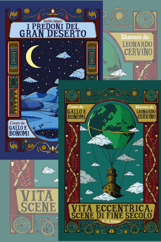 Vita eccentrica, scene di fine secolo - I predoni del gran deserto. Fabiani e Salgari